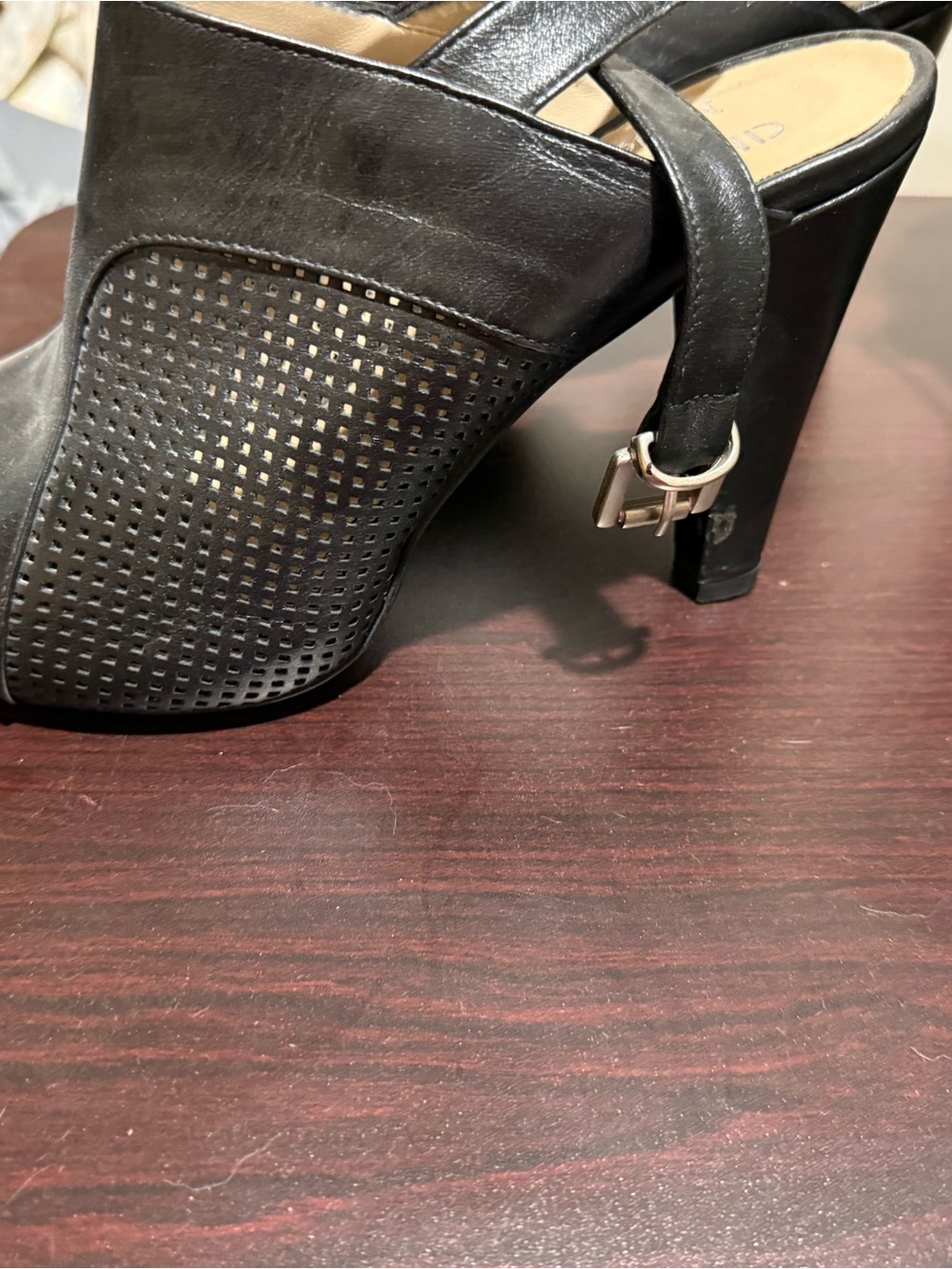 Black High Heel Platform Sandals - Women's Elegant Strappy Heels